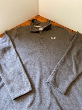 Under Armour Men's Gray/Brown  Quarter-Snap Pullover Shirt